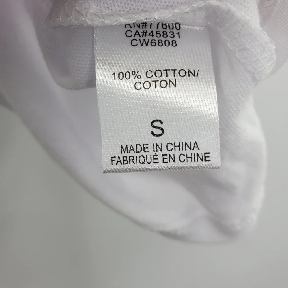 Chaser Flamingoes Big Graphic Tee Cotton Shirt White NEW - Picture 5 of 6